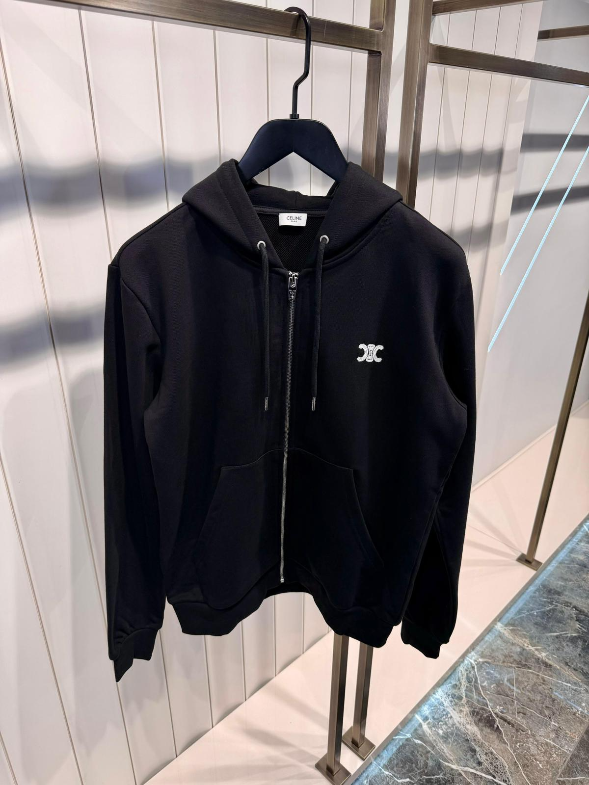 P12 Celine Triomphe Zipped Hoodie 1