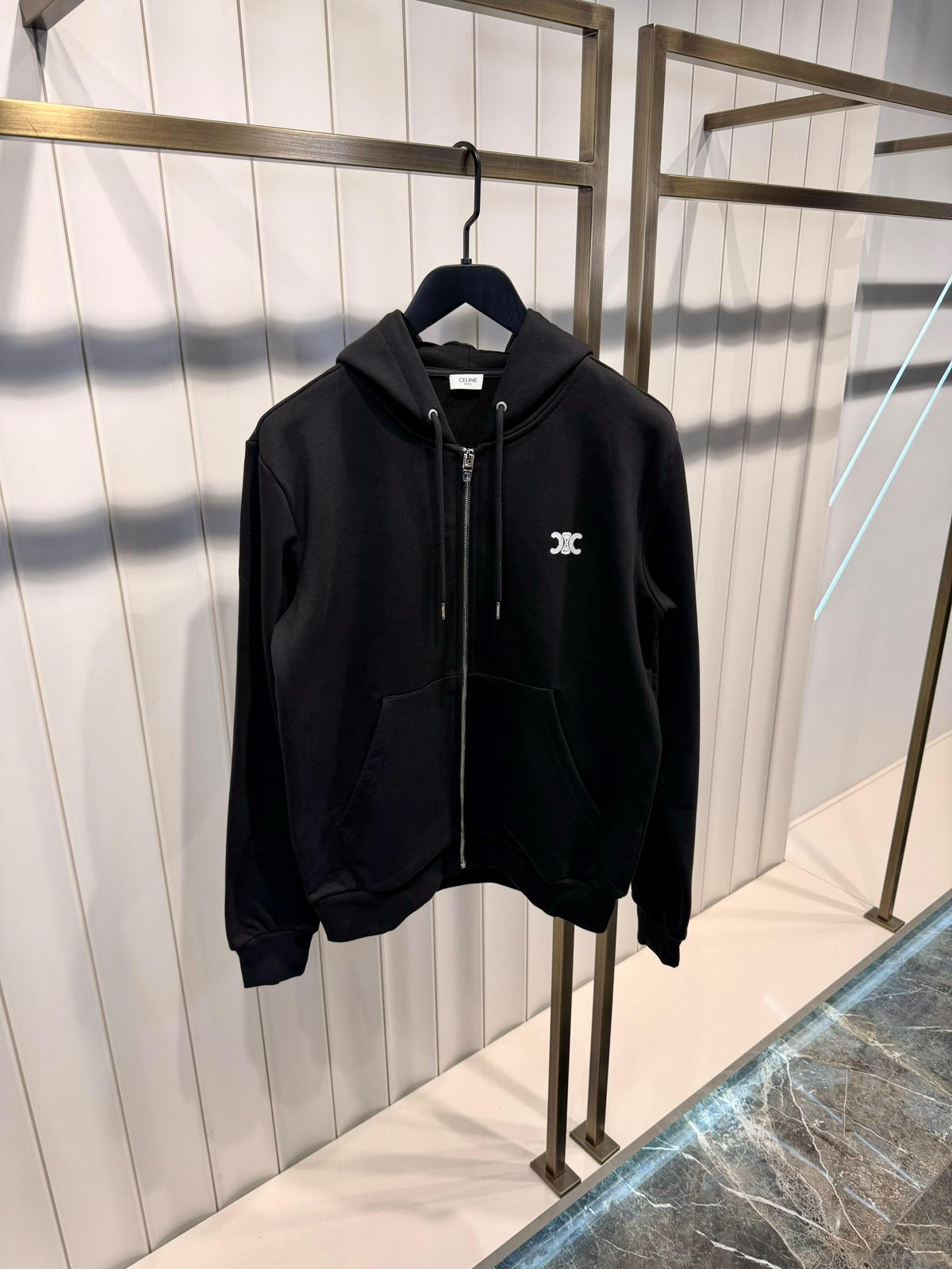 P12 Celine Triomphe Zipped Hoodie