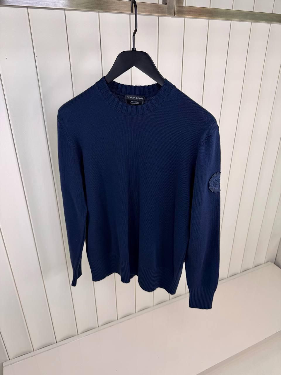 P248 Canada Goose Rosseau Crewneck Sweater Dark Blue 1