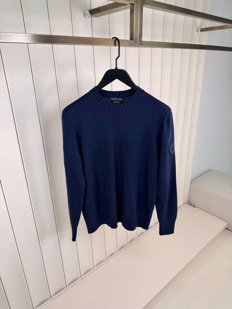 P248 Canada Goose Rosseau Crewneck Sweater Dark Blue