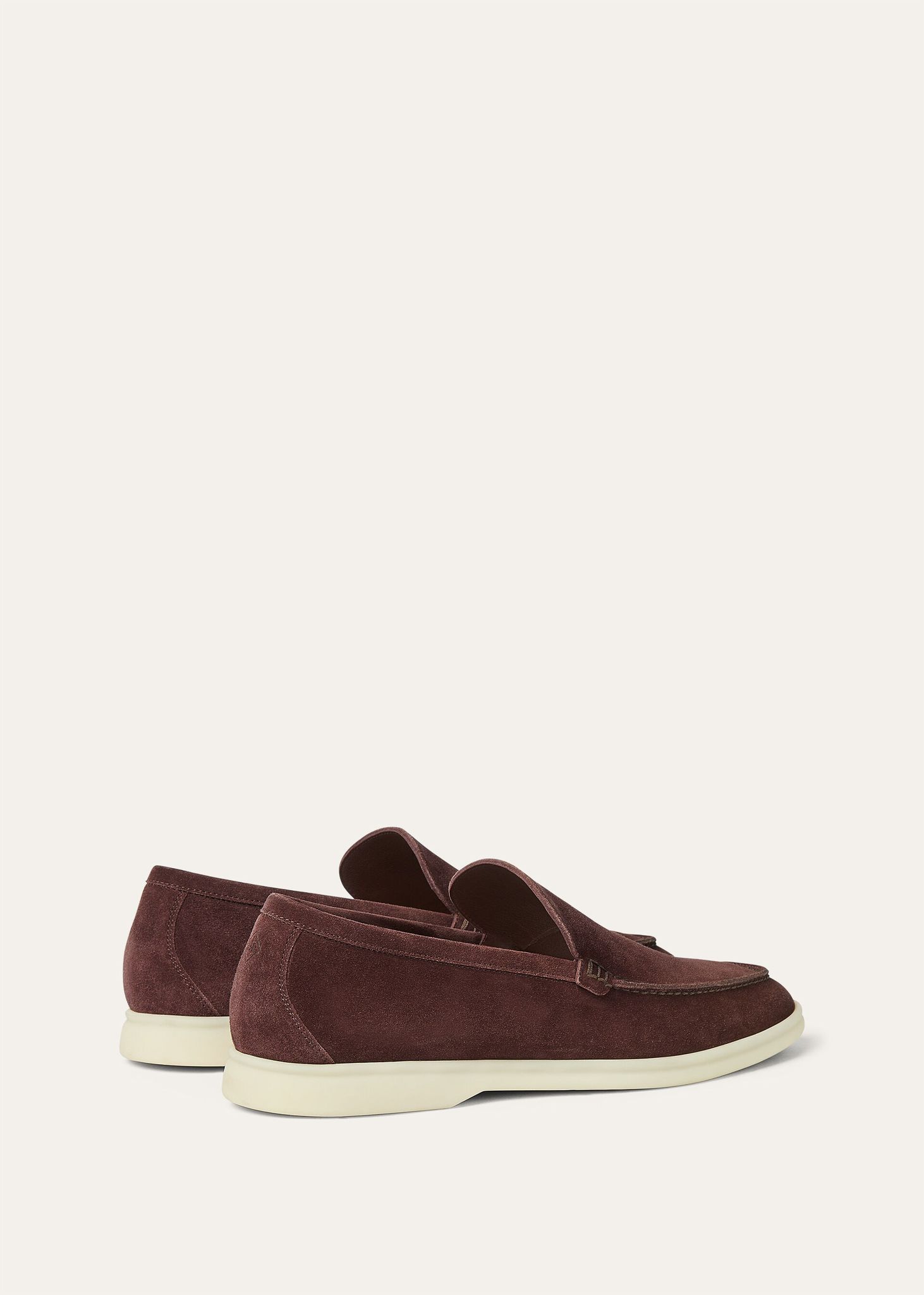 P490 Loro Piana Summer Walk Loafers Dark Maroon 1