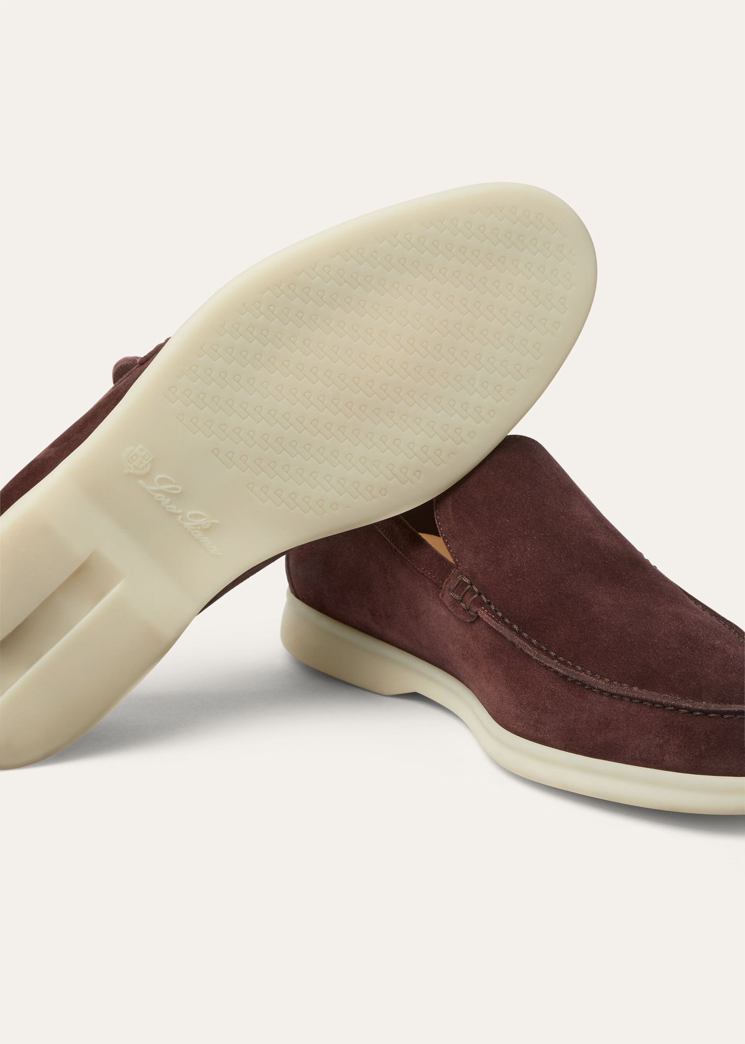 P490 Loro Piana Summer Walk Loafers Dark Maroon 2